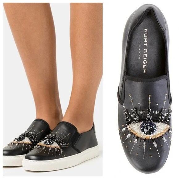 Kurt Geiger Shoes - Kurt Geiger London Eye Leah Slip On Sneakers Size 37 / US 7